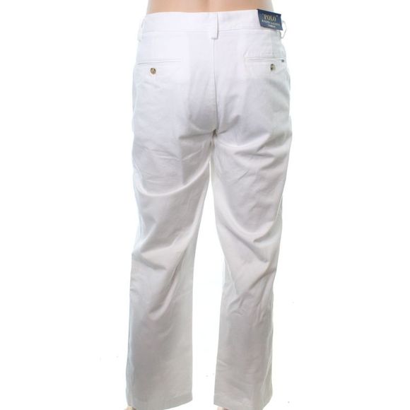 Ralph Lauren Chino Pants for Men, W34 equivalent cotton Beige type Vintage Second Hand